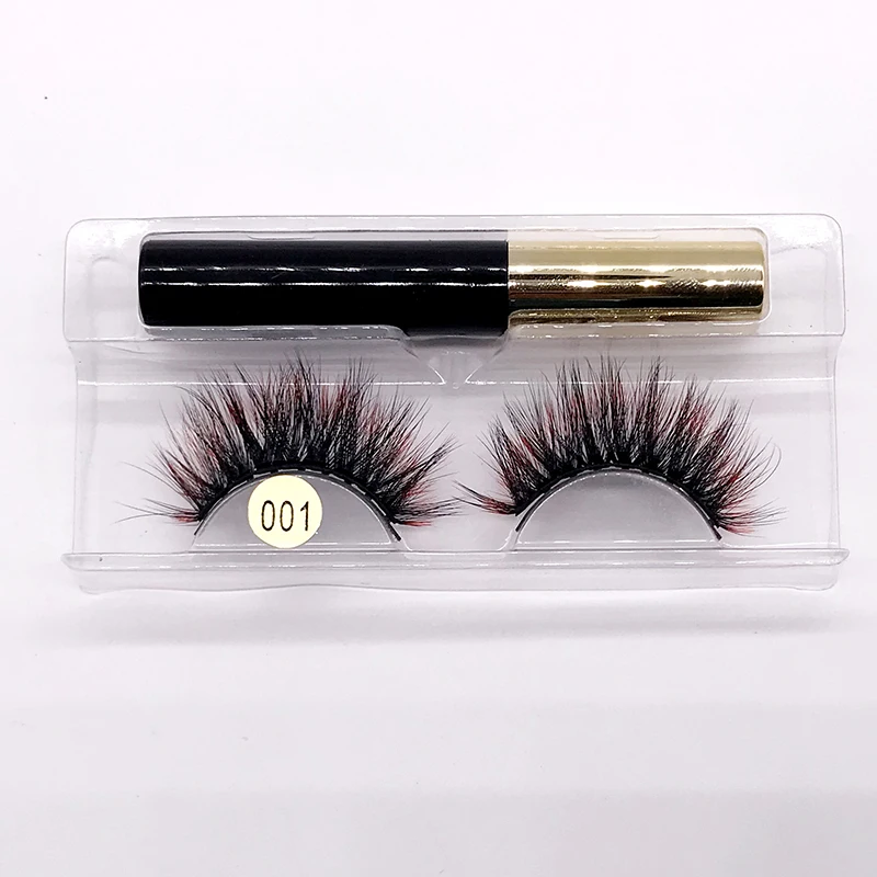 3D Fake Eyelashes Set Waterproof Magnetic Eyeliner COSPLAY