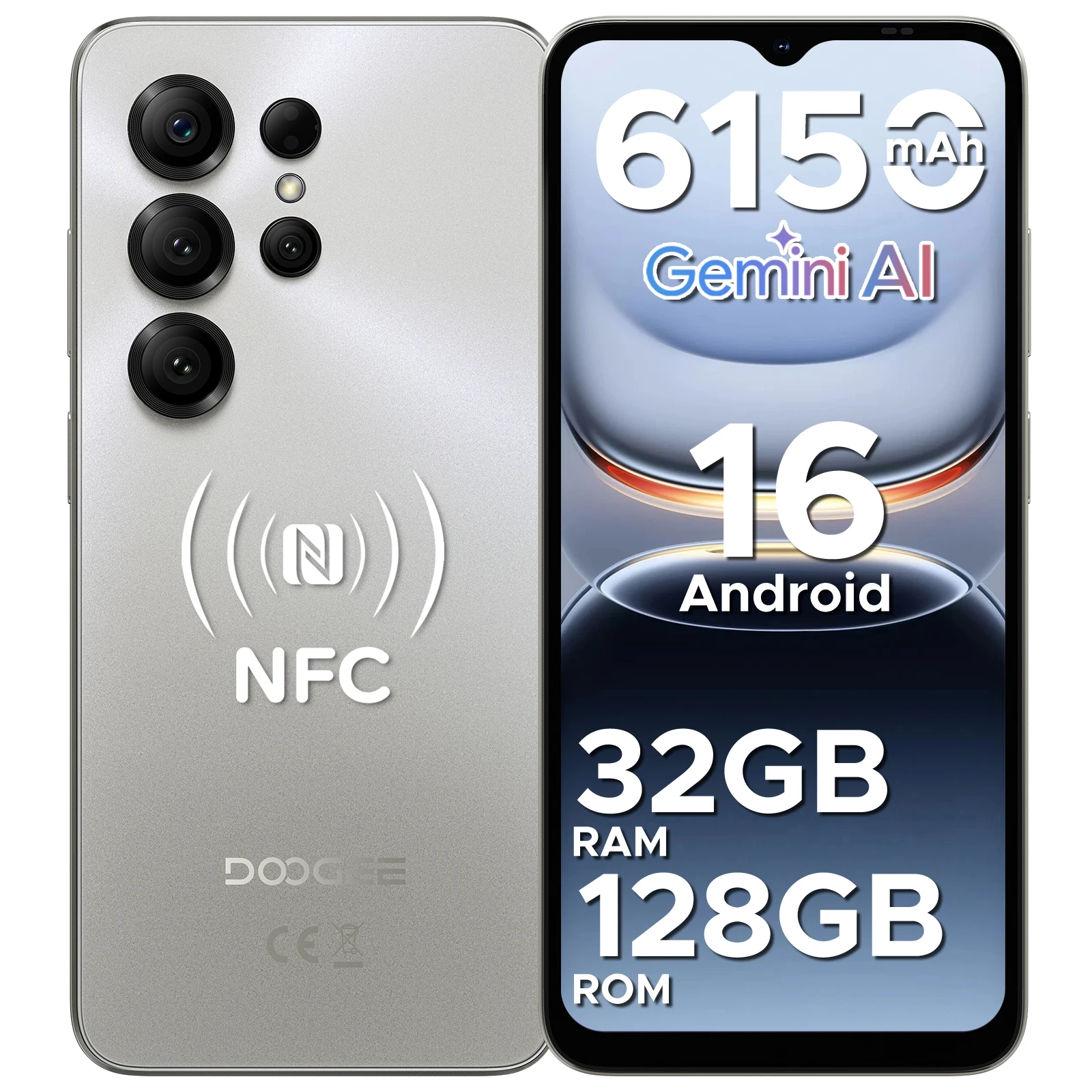 DOOGEE Note56X Pro Android 16 Smart Phone 6.56