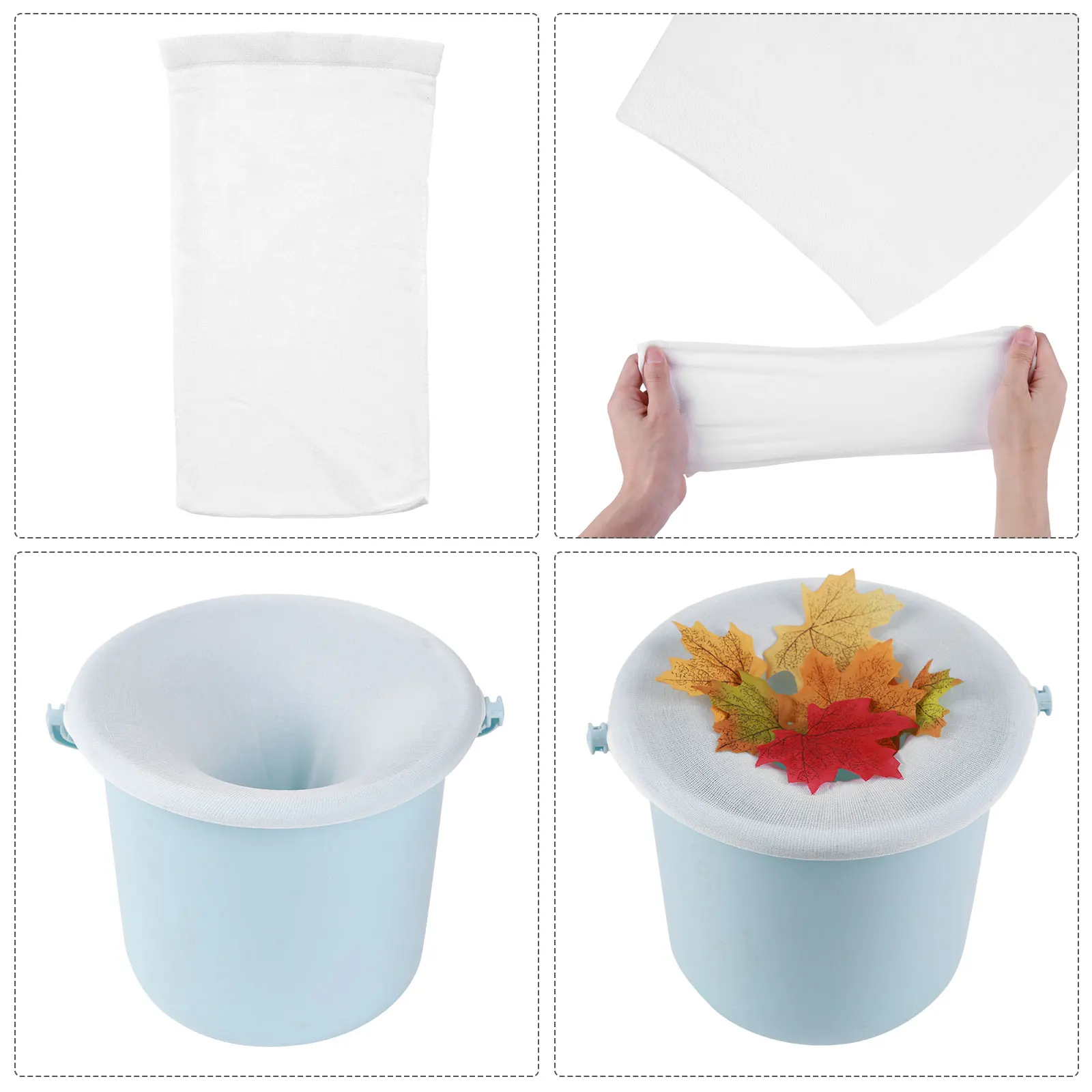 5/10 Pack Pool Skimmer Socks Cleans Debris and Leaves Baskets Filters Fish Tank Mesh Bag Round Swimming Pool Mesh Filter pool skimmer socks
