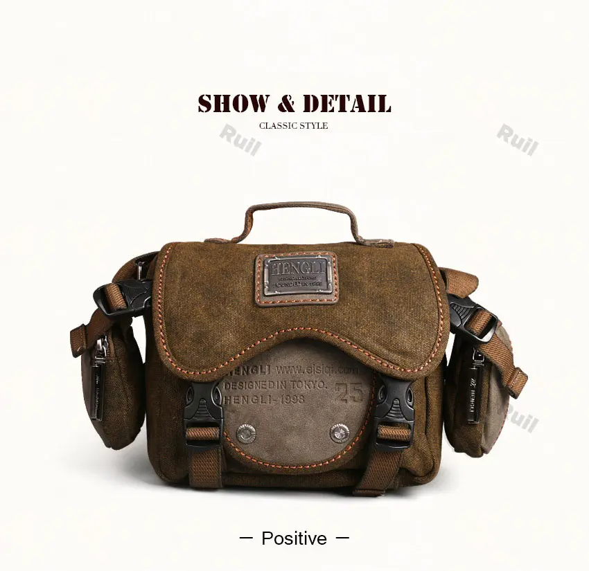Retro Canvas Shoulder Camera Bag The Camera Bag Shop