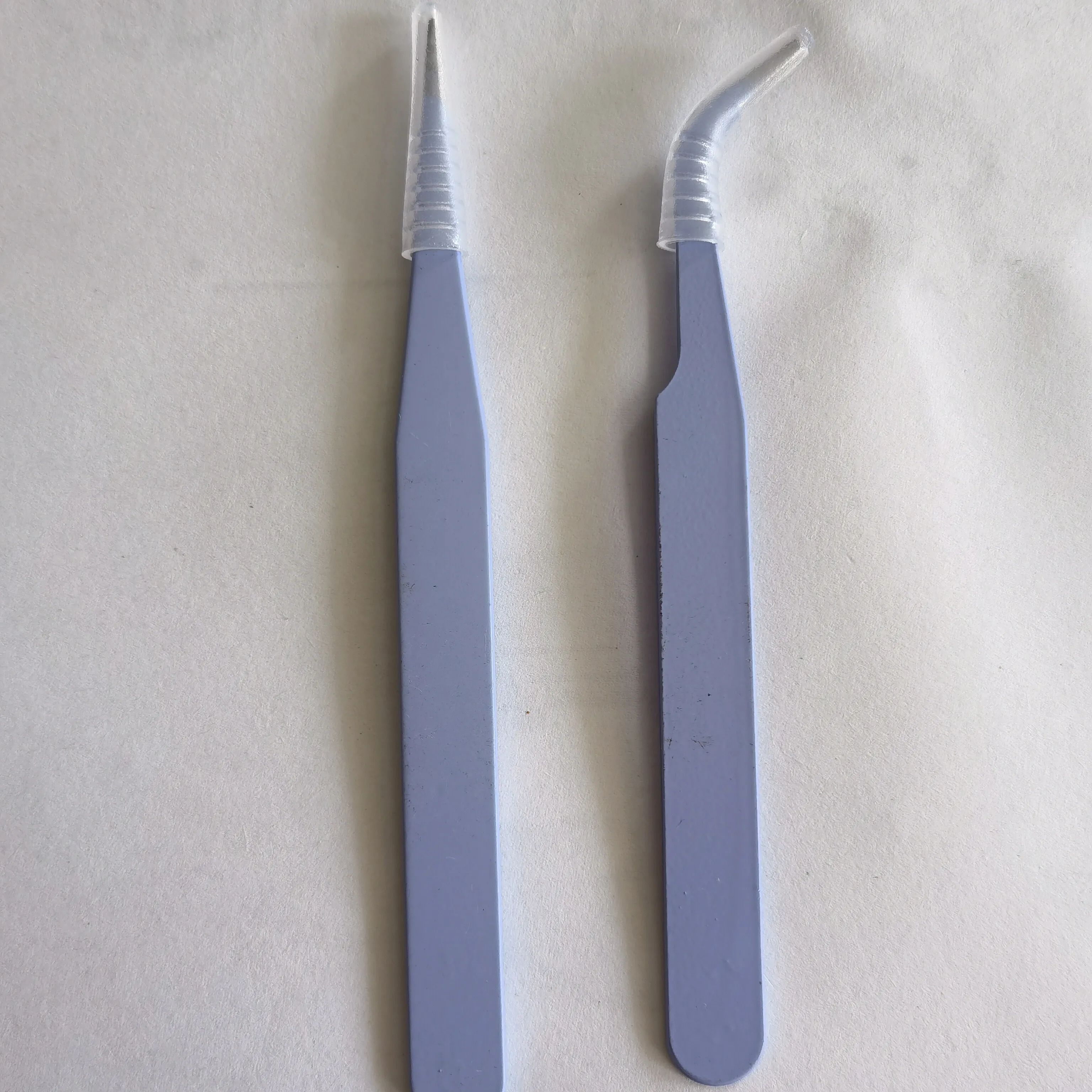 2pcs Stainless Steel Tweezers Diy Handbook Tape Sticker Tool Journal Gadgets