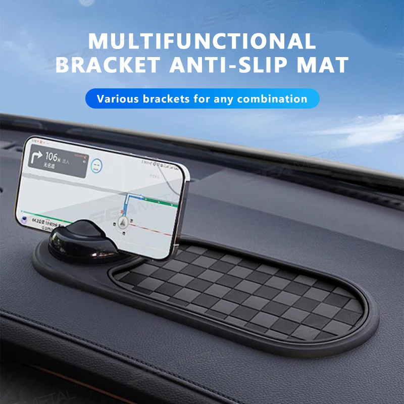 Car Phone Mount with Anti Slip Mat Dashboard Holder