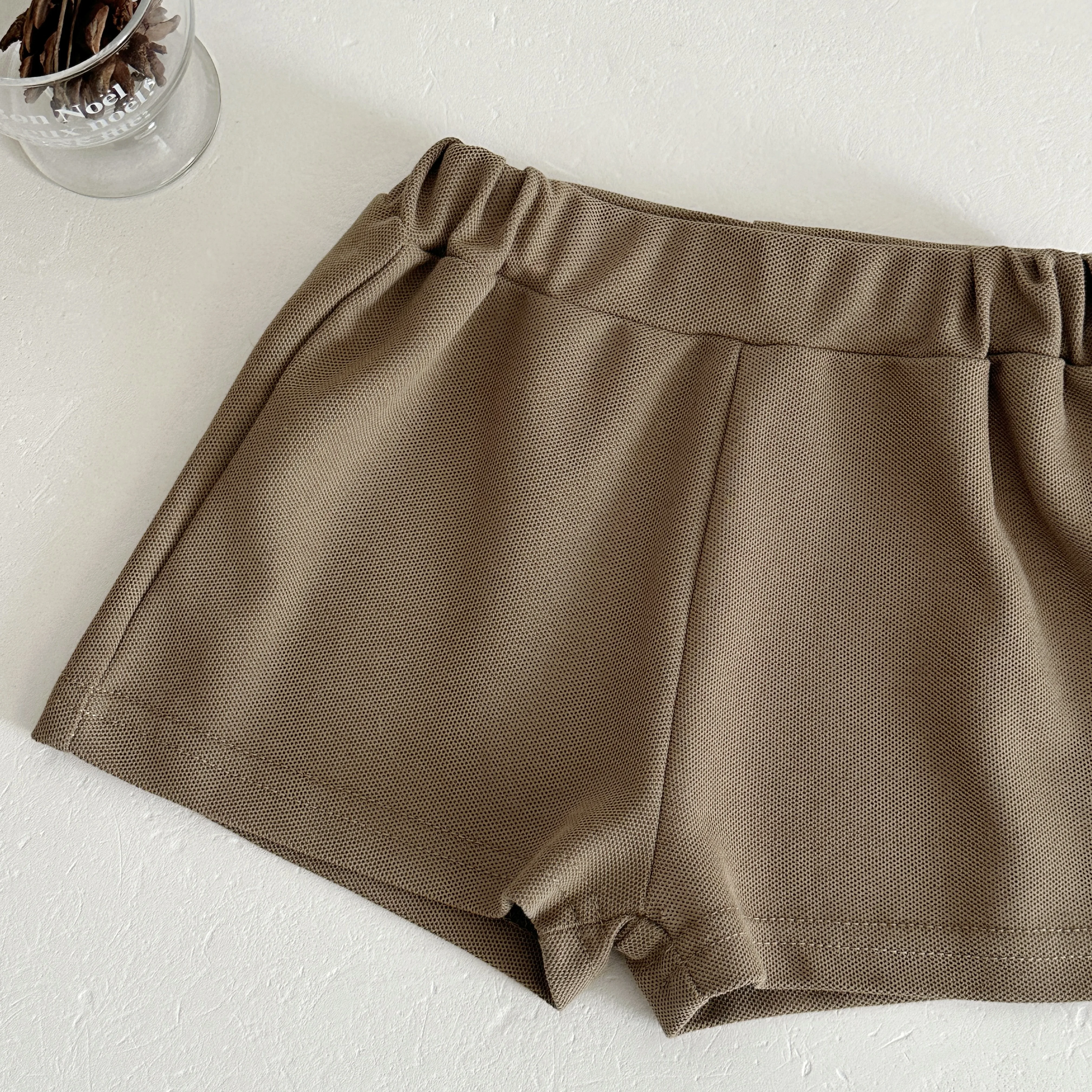 Sommer-Set für Babys, Jungen und Mädchen, atmungsaktiv, mit Revers, Kurzarm-Shorts, zweiteiliges Set, Baby-Set im lässigen Stil, 0–3 Jahre – Detail 7