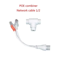 Reliable 2 In 1 POE Splitter for Networks Monitoring System RJ45 Connector for Simple Networks Build Superior Transmission 2