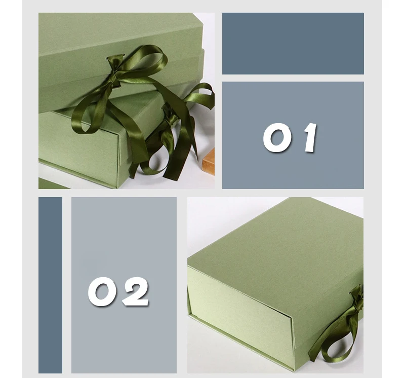 10PCS Luxury Magnetic Gift Boxes with Custom Logo, Foldable Cardboard Proposal Boxes fo... - SKU LMGB2241 - UGI Packaging