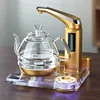 220V Electric Kettles for Tea Brewing with Automatic Water Filling,0.8L Glass Kettle 7-stage Constant Temperature 1