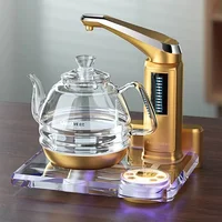 220V Electric Kettles for Tea Brewing with Automatic Water Filling,0.8L Glass Kettle 7-stage Constant Temperature 1