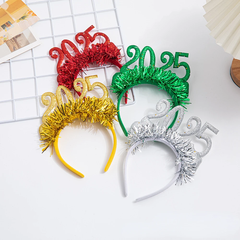 New sequin headwear New Year's Eve party headband Christmas party event decorative headband head buckle