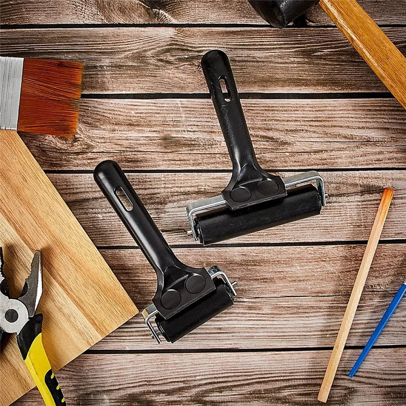 A82X-Rubber Roller For Crafting For Printmaking Gluing Inking Blocks Carved Surfaces Stamping Paintings