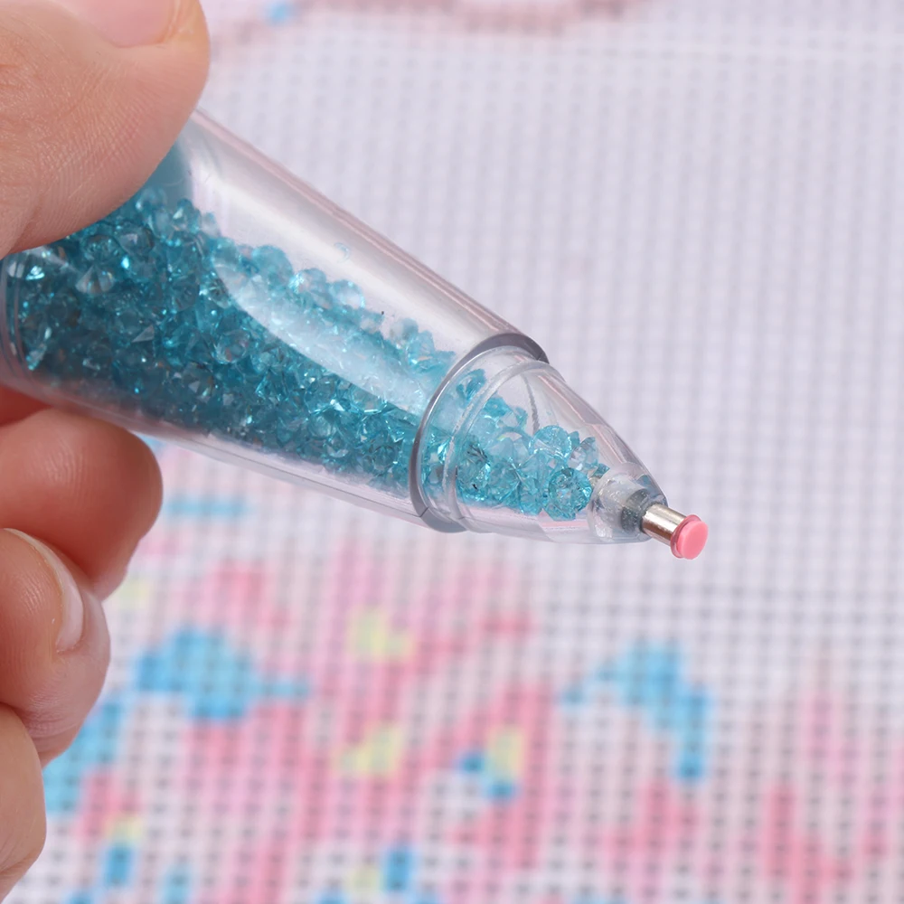 Diamond Painting Pen Diamond Painting Accessories 5D Point Drill Flower Pot Shape Standable Cross Stitch Embroidery Tool