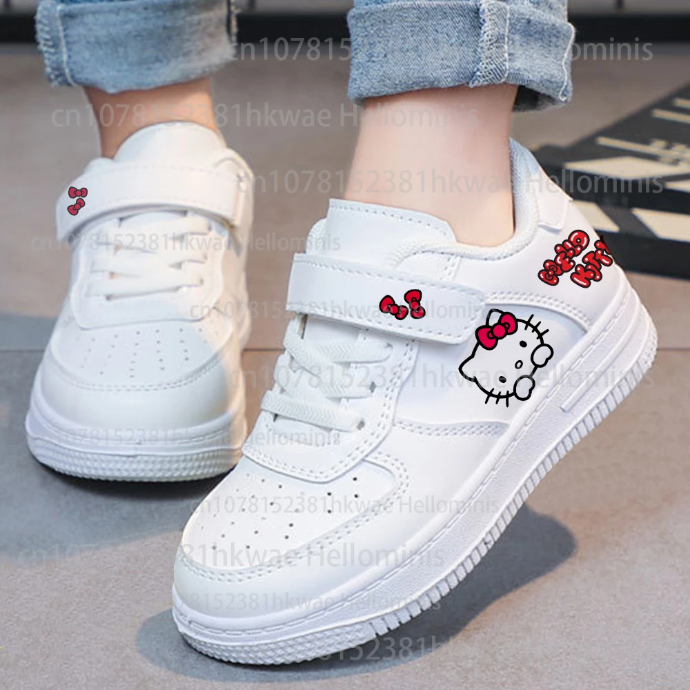 thumbnail image 1 of Zapatillas de deporte de Hello kitty para niños y niñas, zapatos de baloncesto informales para estudiantes, zapatillas de deporte para niños, zapatos deportivos de moda para correr, 1 of 4