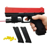 Lower Magazine Manual G17 Toys Gun Soft Bullets Handgun Airsoft Pistol For Boys Outdoor Sports Blaster Boys Gift 1