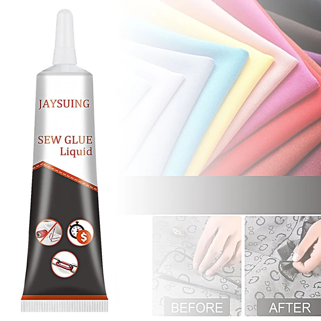 Cloth Repair Sew Glue Liquid- Quick Fix Bonding Fabric Glue for Clothes  Denim