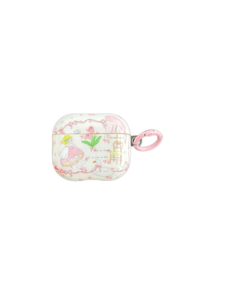Butterfly Girl Headset Case For Airpods