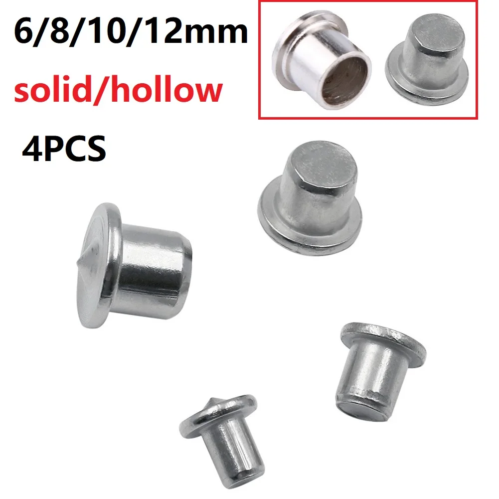 4Pcs Dowel Tenon Center Point Set 6-12mm Locator Roundwood Punch Pin Dowelling Hole Wood Timber Marker Furniture Centering Point