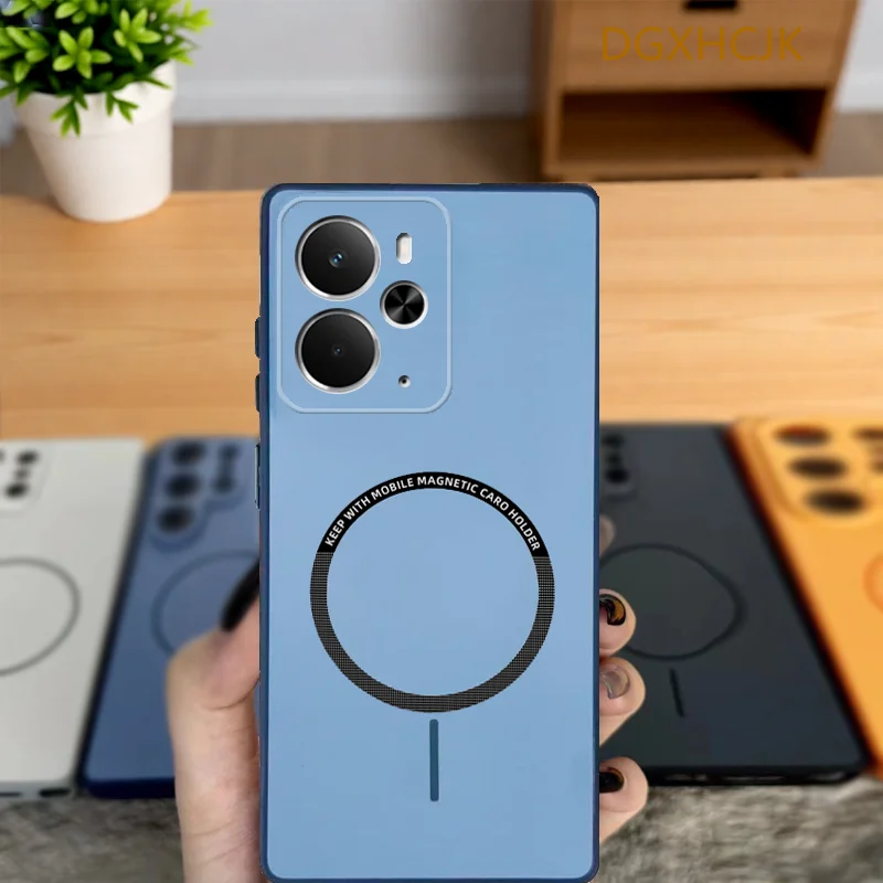 Magnetic Hard Silicone Back Cover