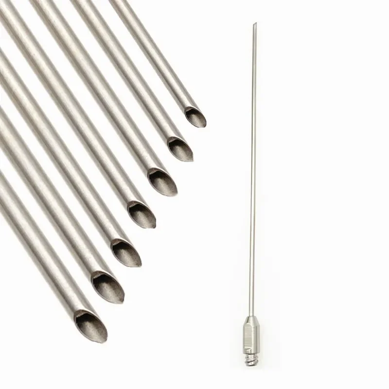 Liposuction Cannula Incision Single hole Cannula Fat Harvesting one hole Stainless Steel fat transfer needle