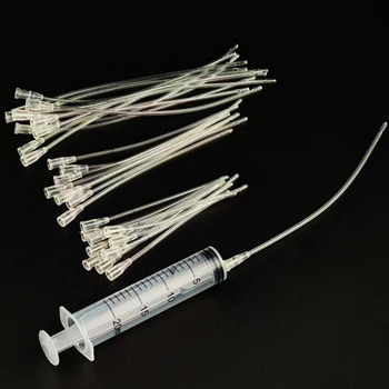 Generic 10Pcs Bird Feeding Hose Pet Feeder Rat Cat Dog Pigeon Parrot Chick Feeding Water Needle Tube Birds Feeding Hose