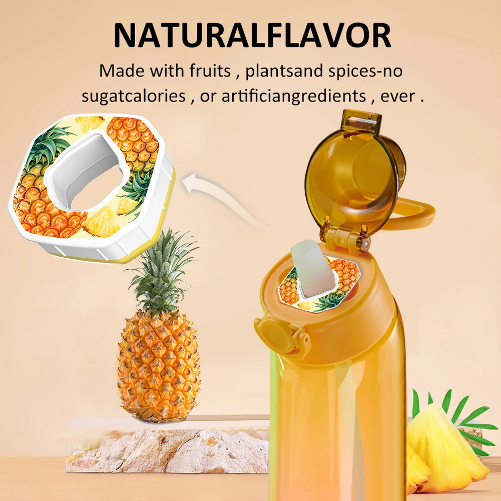 Water Bottle Flavor Pods 1-3PCS Multi-Flavor Water Cup Fragrance Ring 0 Sugar 0 Calorie Scented Pods Water Cup Fragrance Ring Sports Bottle Flavour Pod