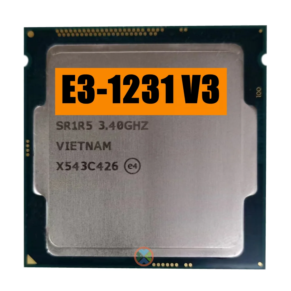 Xeon E3-1231V3 Cpu 3.40Ghz 8M Lga1150 Processore Quad-Core Desktop E3-1231 V3 Spedizione Gratuita E3 1231 V3 E3 1231 V3
