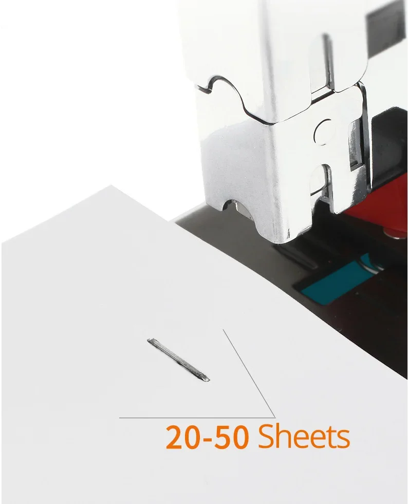 Fromthenon 1000pcs Heavy Duty Staples 26/8 Metal Silver Thickened Large Staple Needle Stapler School Office Binding Supplies