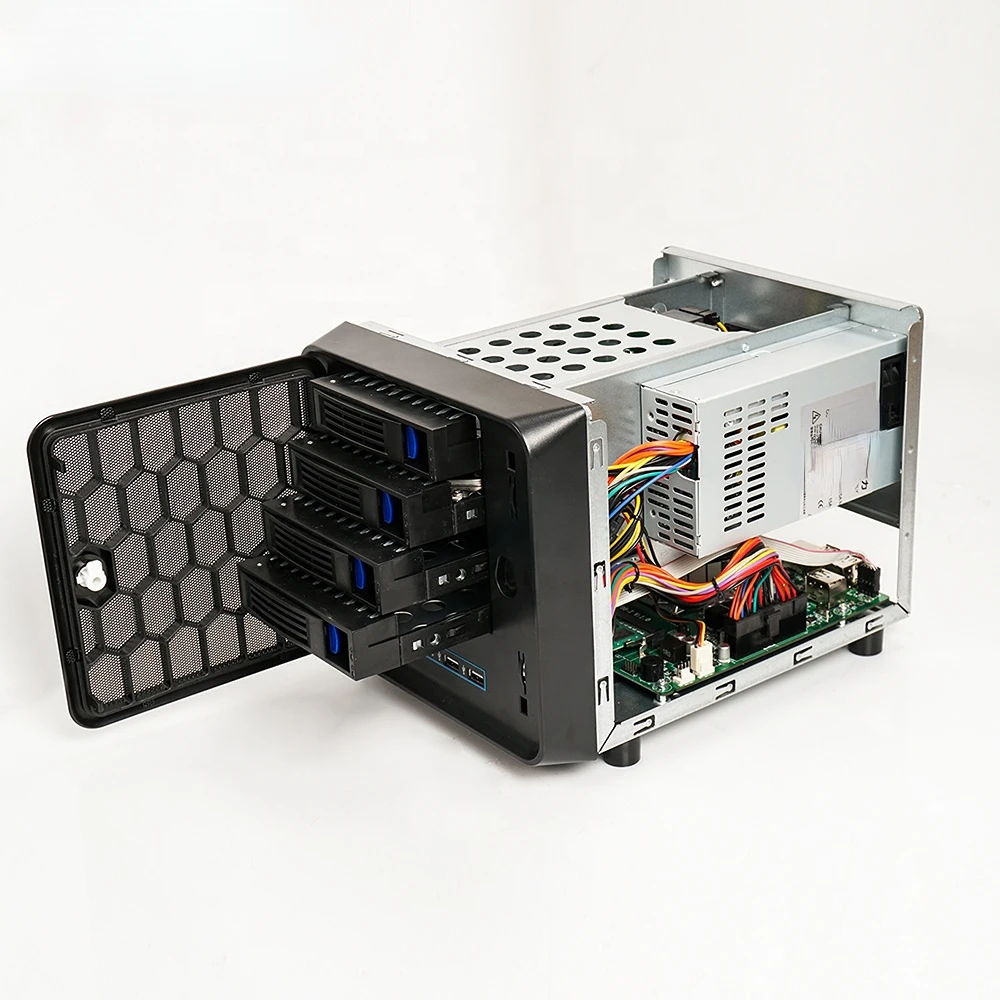 

4 Bays Server With Motherboard Memory And System For Data Storage