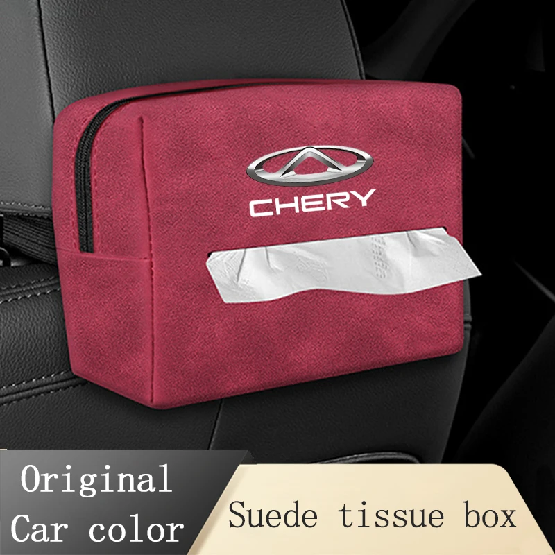 

For Chery Exeed 7 Pro 8 Tiggo 2 3x Arrizo 5 Car Seat Back Tissue Box Tissue Bag Protective Cover Interior Storage Car Accessorie