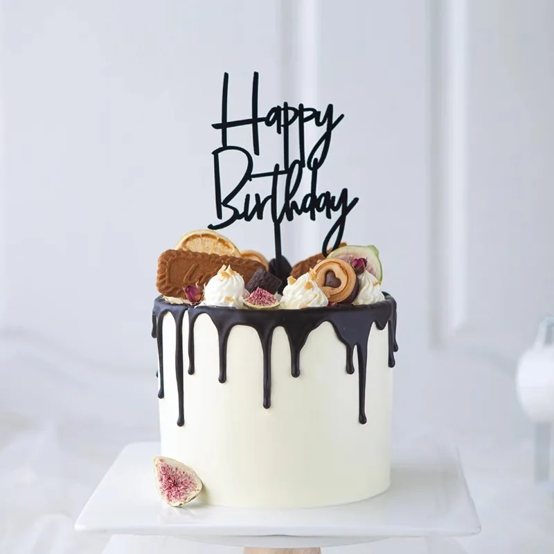 Happy Birthday Topper voor Cake Decoratie Set Gepersonaliseerde