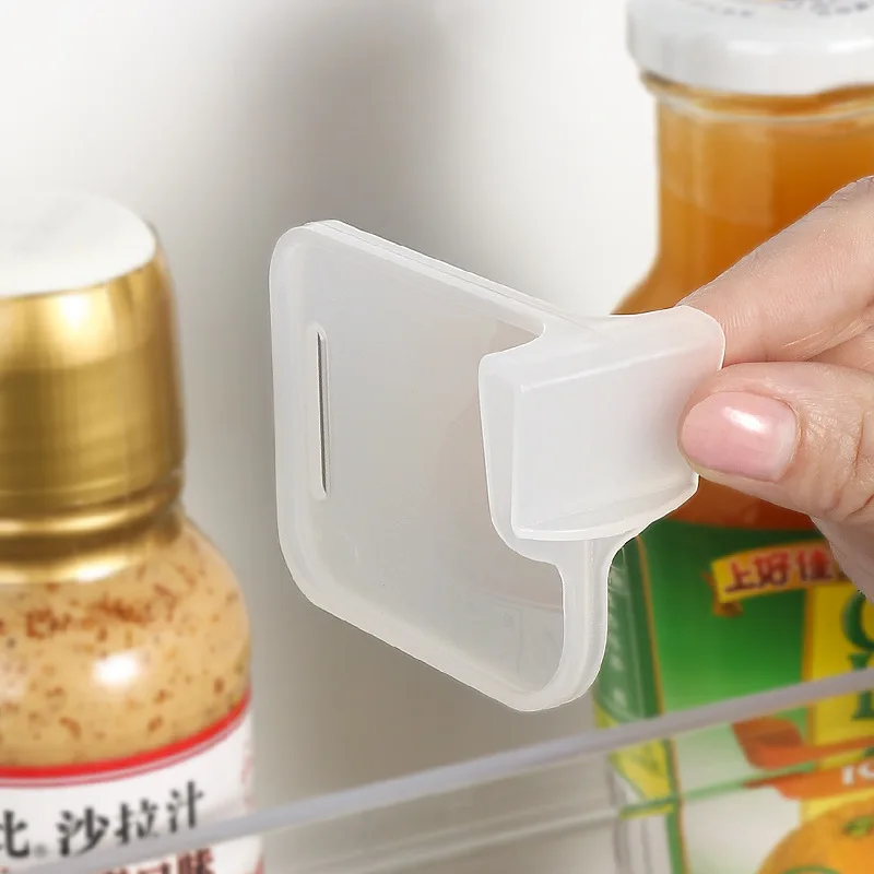 Fridge Divider, Multifunctional, Adjustable, Snap-On, Lattice Bracket Clip, Organizing Refrigerator