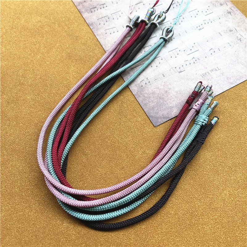 Necklaces Braided Chains DIY Handmade Pendant Adjustable Lanyard Small Round Chain Couple Jewelry Accessories Women Necklace - 2
