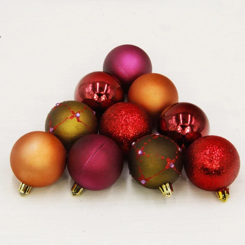 

Декоративные шарики смешанных цветов, гальванические шарики на крышу, подвесные украшения, магазин для торговых центров, праздничное Рождественское украшение