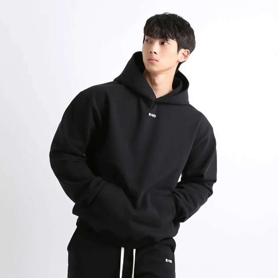 Trendy Loose-Fit Men's Sports Sweatshirt Hooded Training Clothes For Running And Fitness Jacket Top Elegant Brand Casual Wear