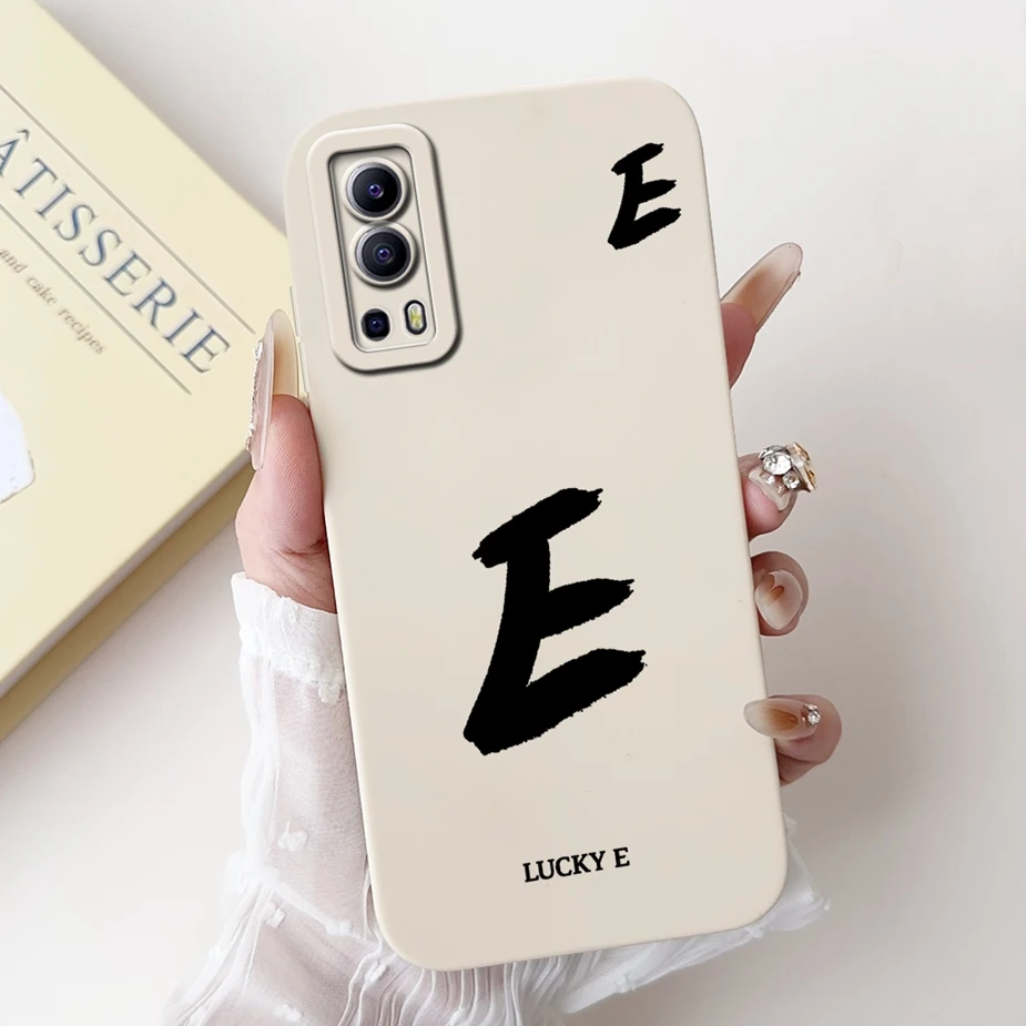 Cute Lucky Letters Soft TPU Phone Case - Fun Design Bumper Cover