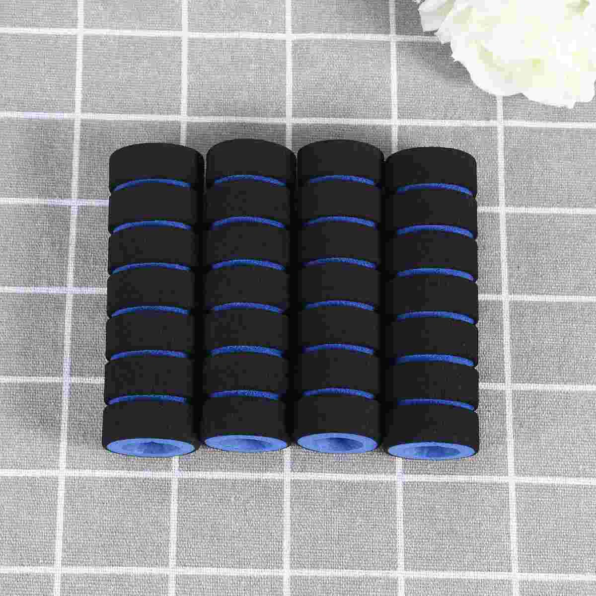 

2 Pair Handlebar Cover Handle Bar Grips Sponge Non-Slip Handle Grips for Bike Racing Motorcycle (Blue)