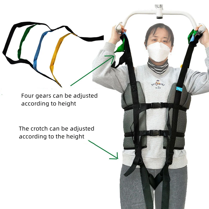 Elderly Disabled Rehabilitation Training Walking Standing Lift Sling Transfer Belt Walking Shift Vest for Transfer Machine