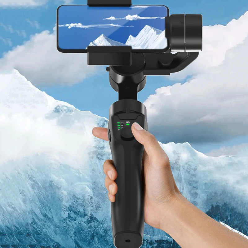 

New F8 3-axis Phone Stabilizer Handheld Gimbal Vlog Outdoor Outdoor Portable Shooting Gimbal Stabilizer For Smartphone Bluetooth