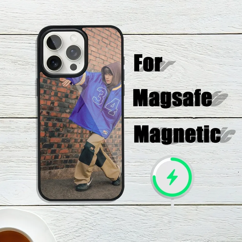 Singer j-hope Hope on the Street Phone Case For iphone 13 Plus 12 14 Mini 11 Max 15 Pro Magsafe Magnetic Wireless Charging Shell 3