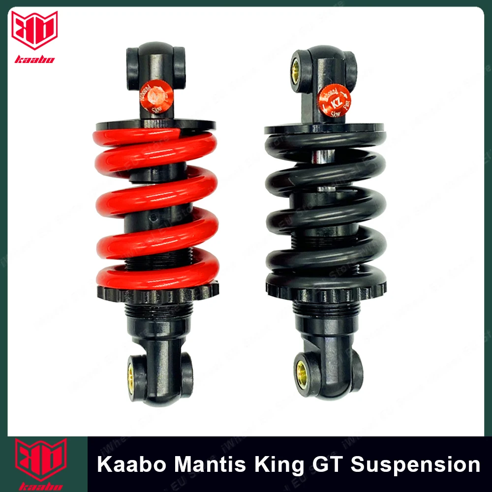Originale Kaabo Mantis King Gt Molla Di Sospensione Kaabo Mantis King Gt Ammortizzatore Regolabile Anteriore Posteriore Rosso Nero Sospensione