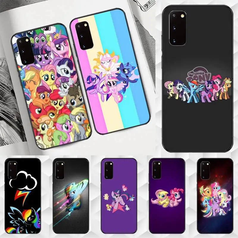 Милый чехол для телефона Littles-Pony Huawei Y7 Y9 Y6 Y5 Y8 8S 8P Nova 7 6 5 4 3 Pro 2018 2019 4G |