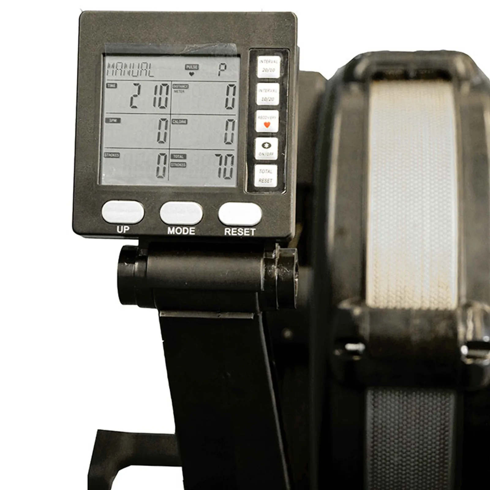 Monitor Per Vogatore Magnetico - Display Elettronico Con Tempo, Distanza, Calorie E Frequenza Cardiaca - Foto 2