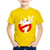 Summer Boys/Girls Cartoon Children Cotton Tshirt Fun Ghostbusters Games Printed Short Sleeve Kids T-shirt Cute Baby Tees 3