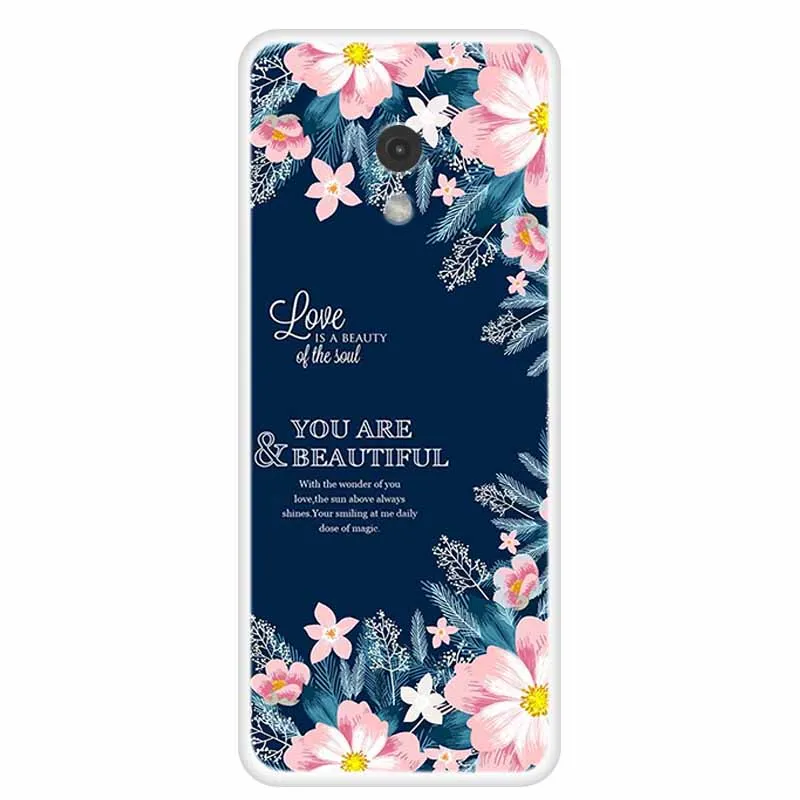 Clear Soft Silicone Floral Phone Case, Transparent Back Cover