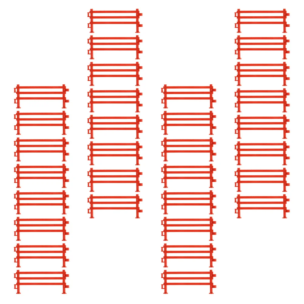 

100 Pcs Fence Accessories Miniature DIY Decor Toys for Kids Simulation Model Fairy Outdoor Scene House Ornament