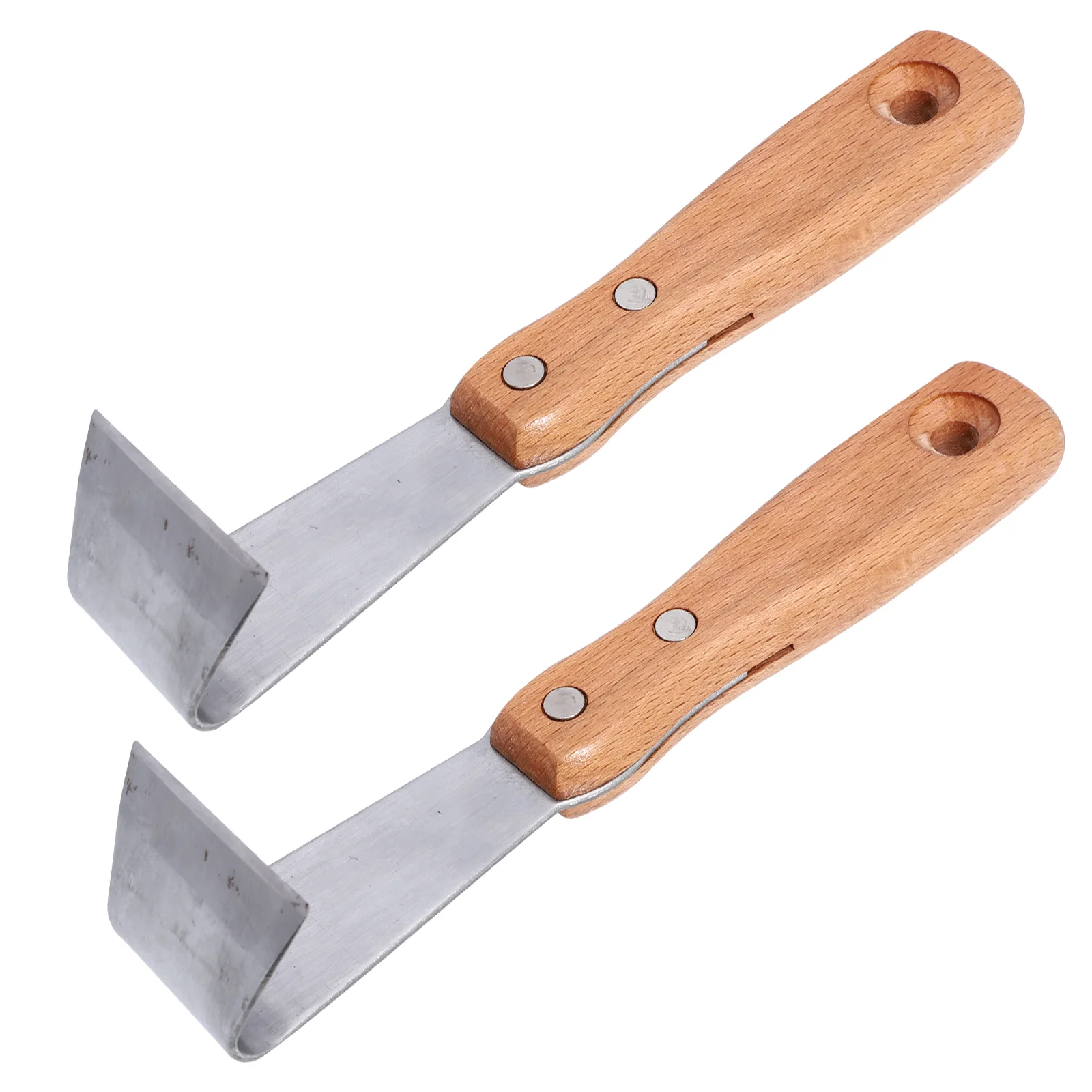 

2 Pcs Fruit Tree Bark Scraper Potato Peeler Gardening Cutters Tool Knives Hand For Steel Peach Multi-functional