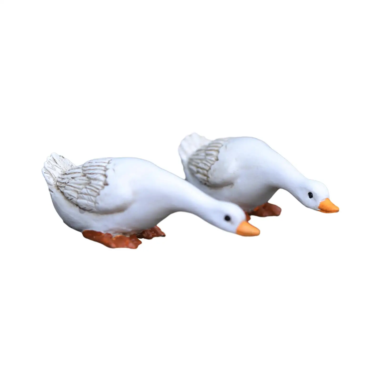 Duck Statue Crafts Simulation Home Decor Outdoor Duck Sculpture Backyard Pond Ducks Decoration for Lawn Bedroom Pond Yard Table