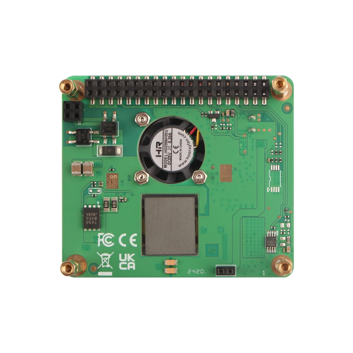 AvaCoreRadxa 25W PoE+ HAT (Radxa X4용)
