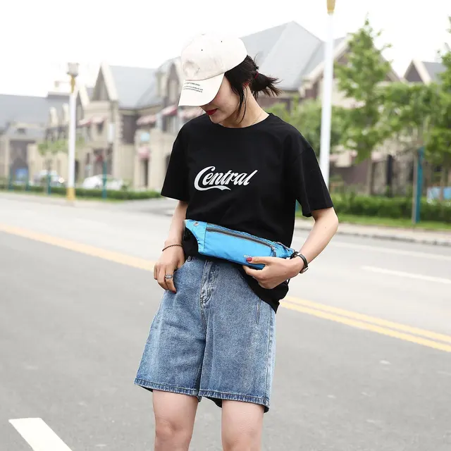 Casual Men Waist Bag Nylon Chest Pack for Women Phone Bags Pocket Running Belt Sports Bag Multifunction Travel Chest Bag 6