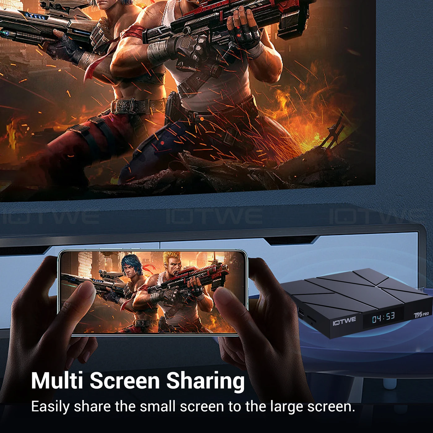T95 Pro Smart TV Box Android 13 6K Streaming