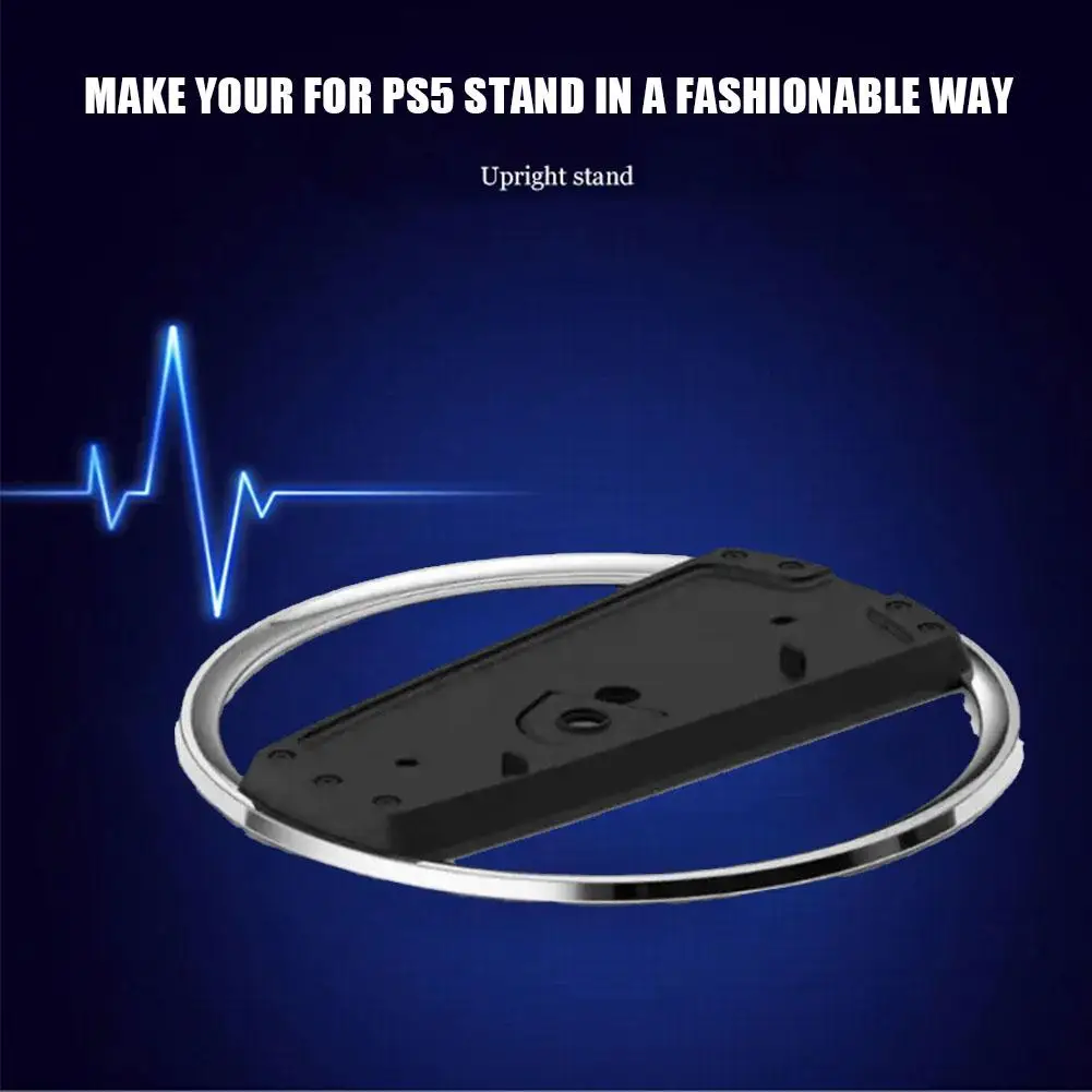 Dla Ps5 Slim pionowy stojak Black PC metalowa konsola do gier do Sony Playstation 5 Slim Disc Digital Edition akcesorium