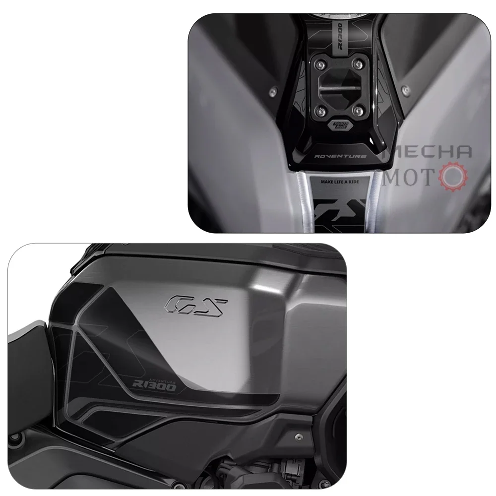 labelbike - 3D Resin Tank Pad Sticker Motorfiets Tank Decoratie en Bescherming Compatibel met BMW R 1250 GS Adventure Rallye